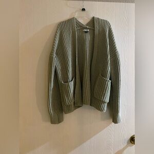 American Eagle Outfitters Sage Green Cardigan
